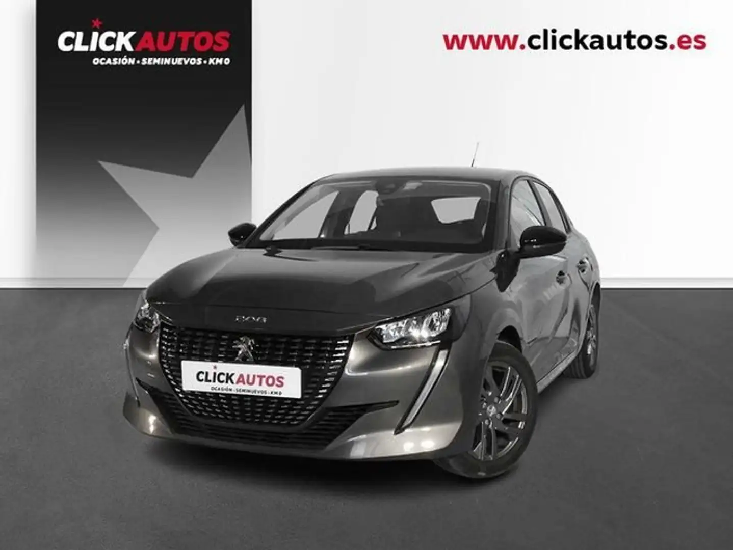 Peugeot 208 1.2 Puretech S&S Active Pack 75 Gris - 1
