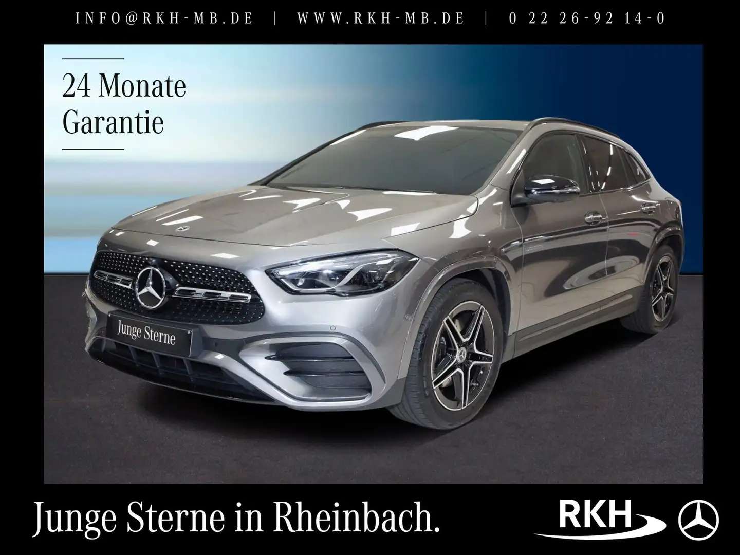 Mercedes-Benz GLA 200 GLA 200 AMG Line Night/AHK/360°/Totw./Distr./LED Grau - 1