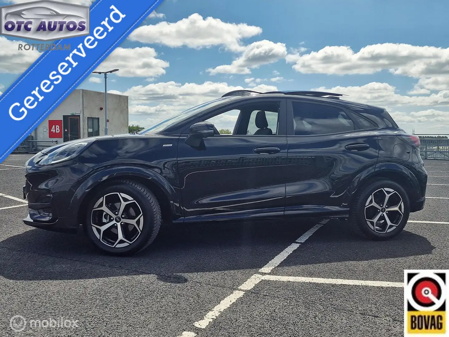 Ford Puma 1.0 Hybrid ST- Line NIEUW MODEL! I Panorama dak I Zwart - 1