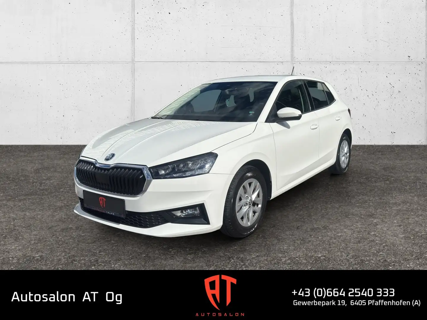 Skoda Fabia Style 1,0 TSI DSG Blanc - 1