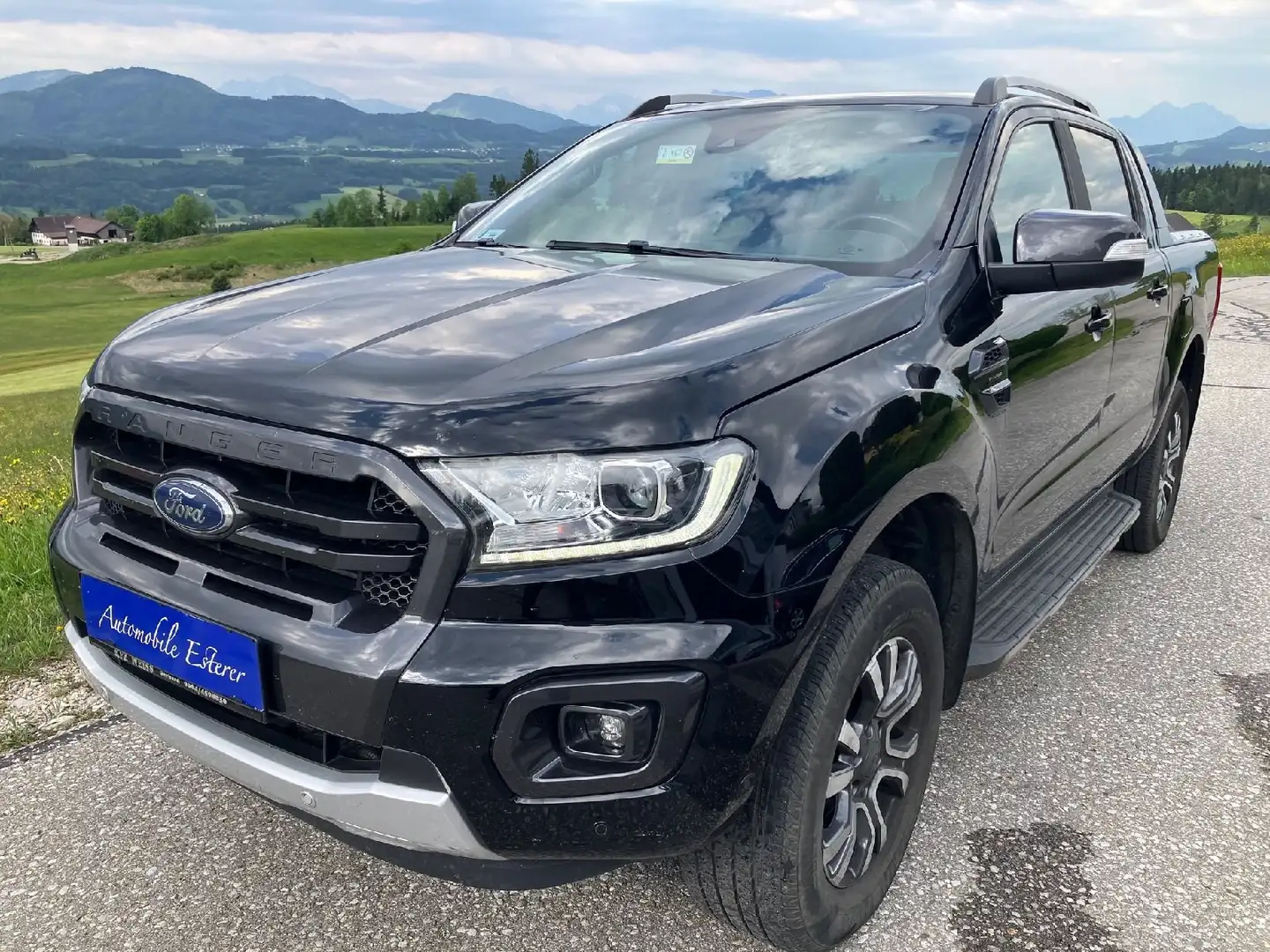 Ford Ranger Wildtrak Doka 4x4, netto 28.300,- AHK, Leder, Navi Schwarz - 1