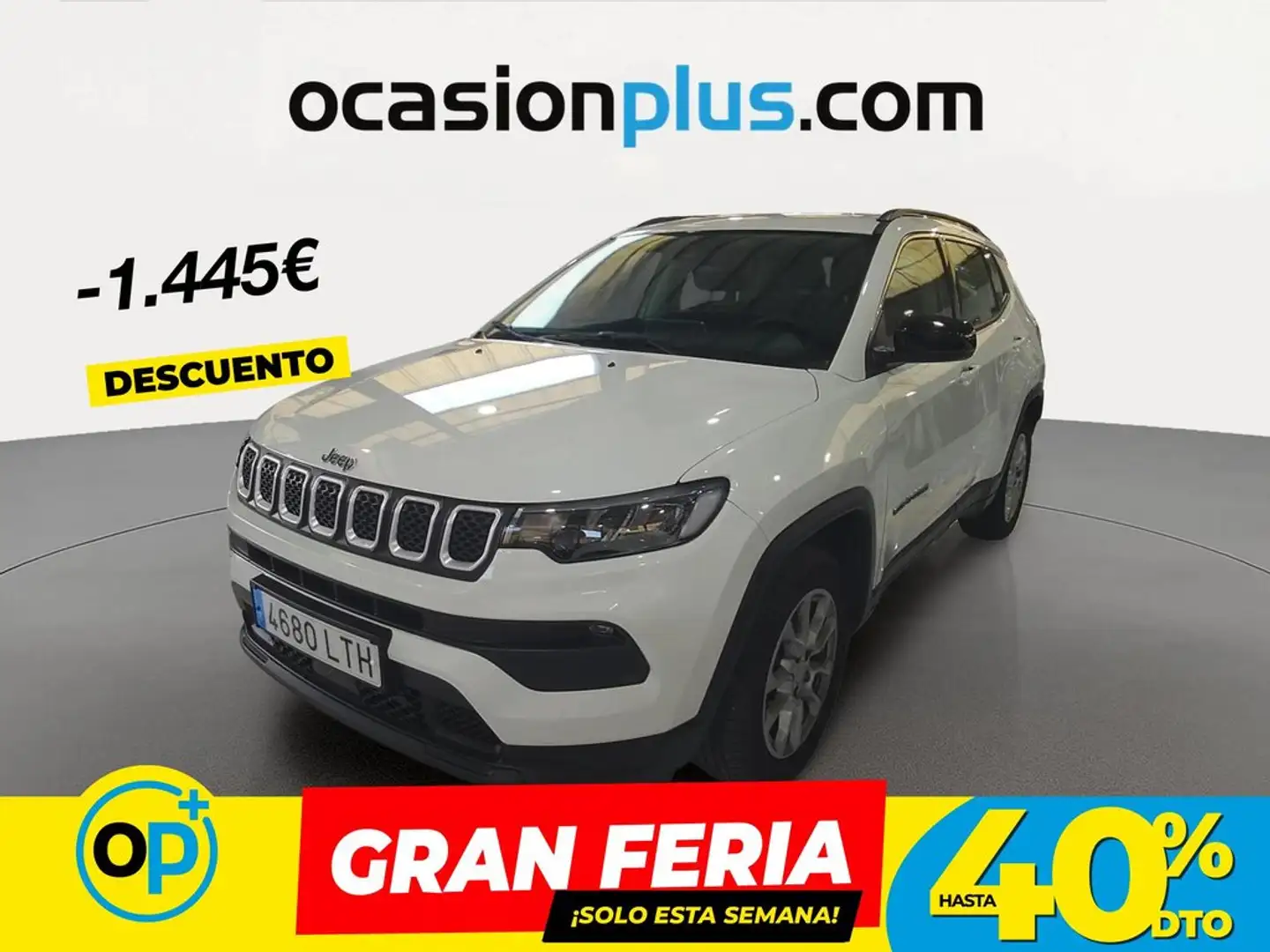 Jeep Compass 1.3 Gse T4 Longitude 4x2 130 Blanco - 1