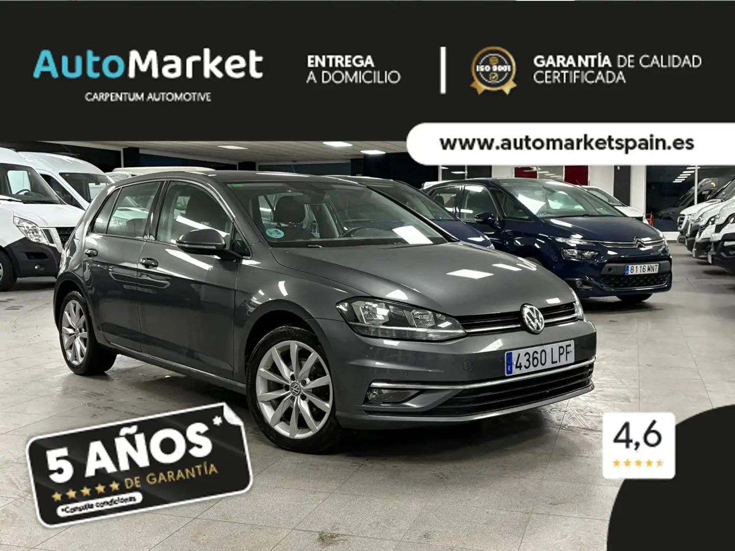 Volkswagen Golf 1.6TDI Business Edition 85kW Grau - 1