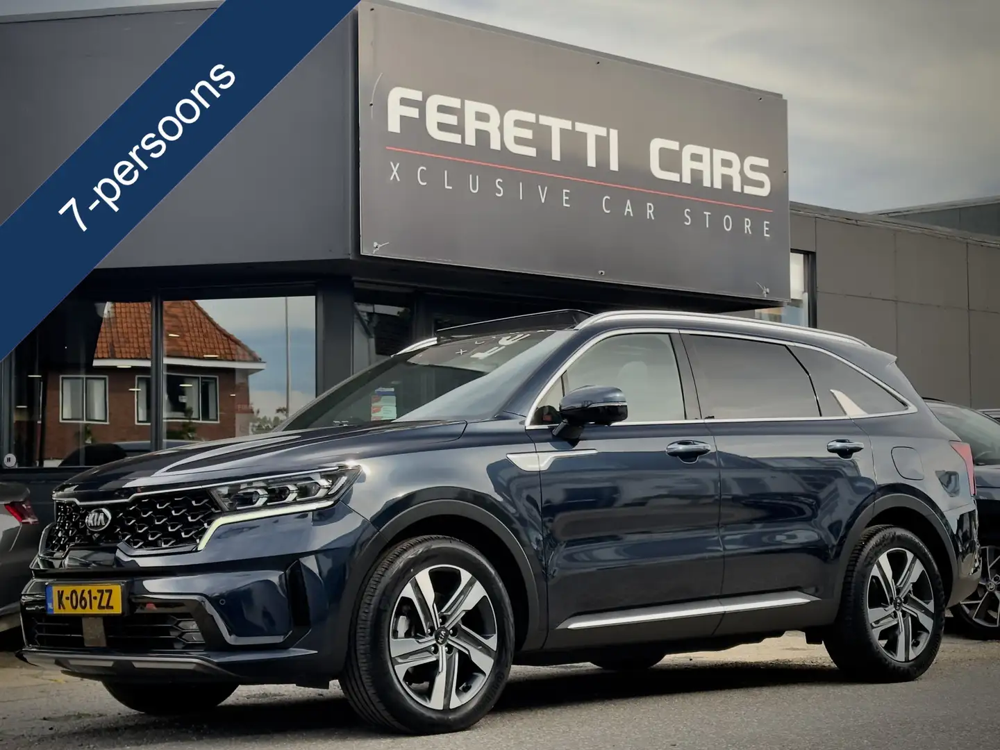 Kia Sorento 1.6 T-GDI AUT6 HYBRIDE EXECUTIVE-LINE 7PERS 180PK. Bleu - 1