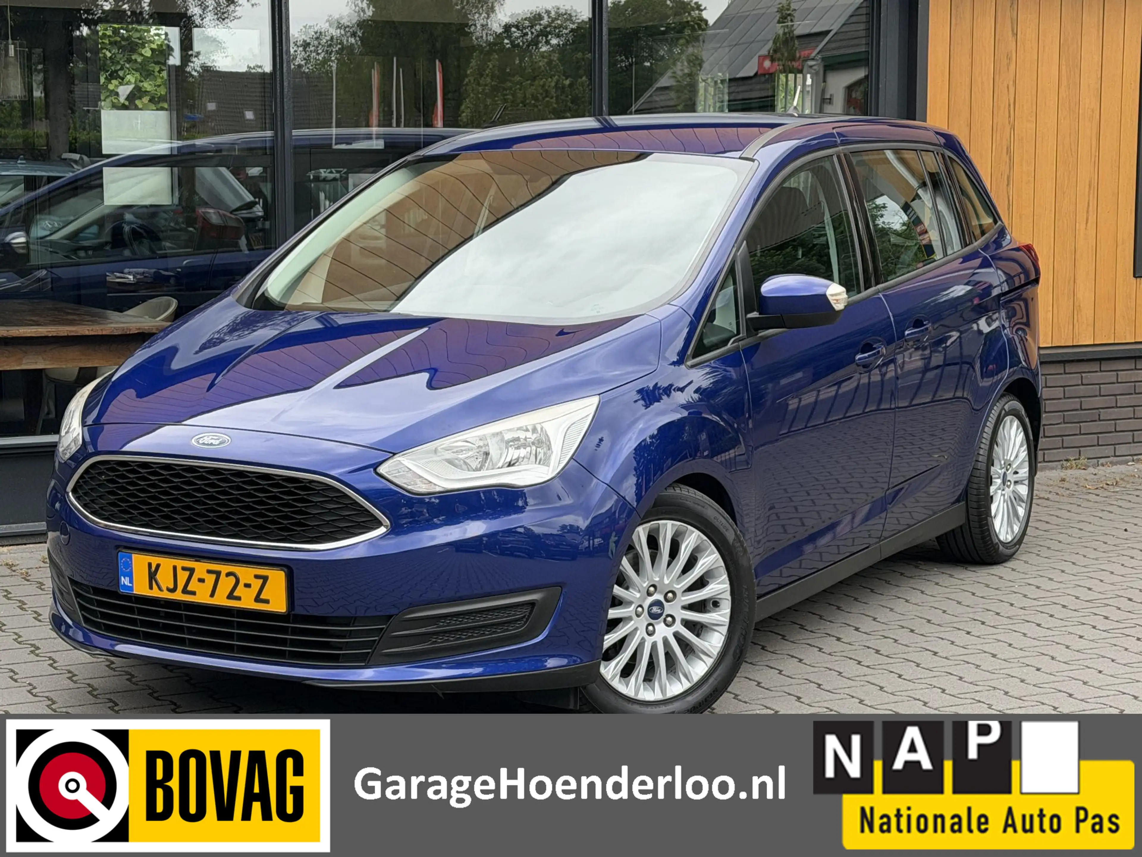 Ford Grand C-Max 1.0 Stuur/Stoelverw. Carplay, Cruise, nwe Distribu