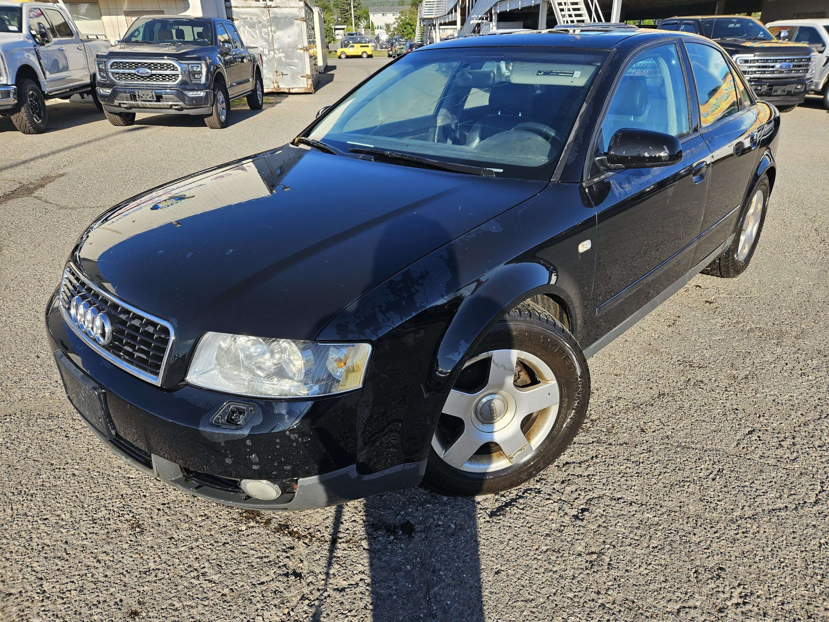 Black 2003 Audi A4 Sedan All-Wheel Drive Automatic