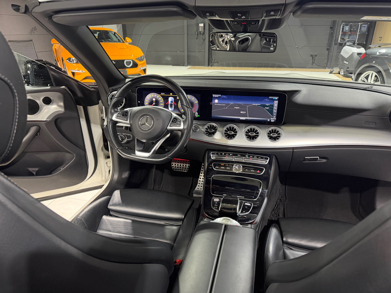 Mercedes-Benz E 200 CABRIOLET 170CV PACK AMG COCKPIT BURMESTER HEAD-UP CAMERA 360° — photo 12