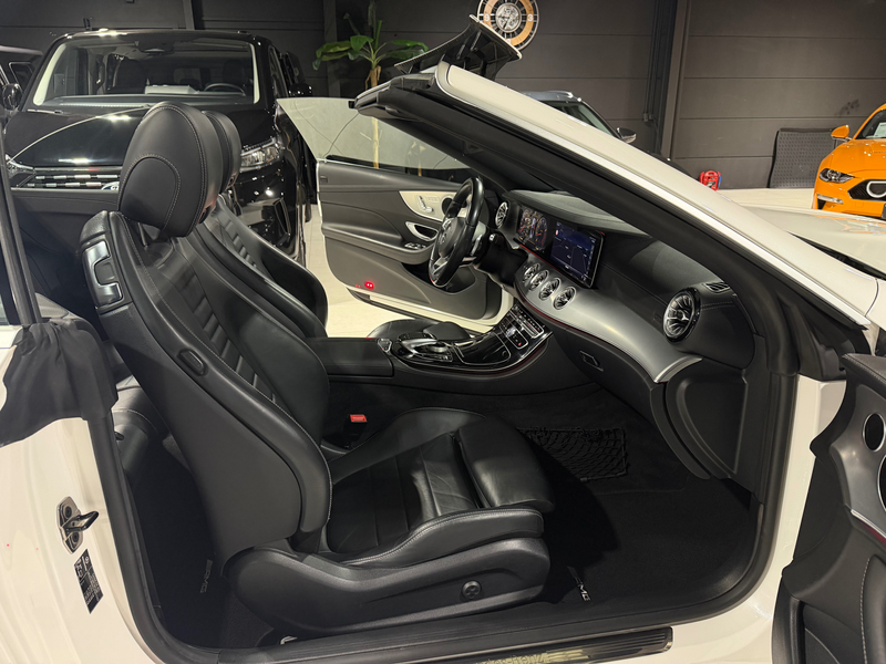 Mercedes-Benz E 200 CABRIOLET 170CV PACK AMG COCKPIT BURMESTER HEAD-UP CAMERA 360° — photo 10