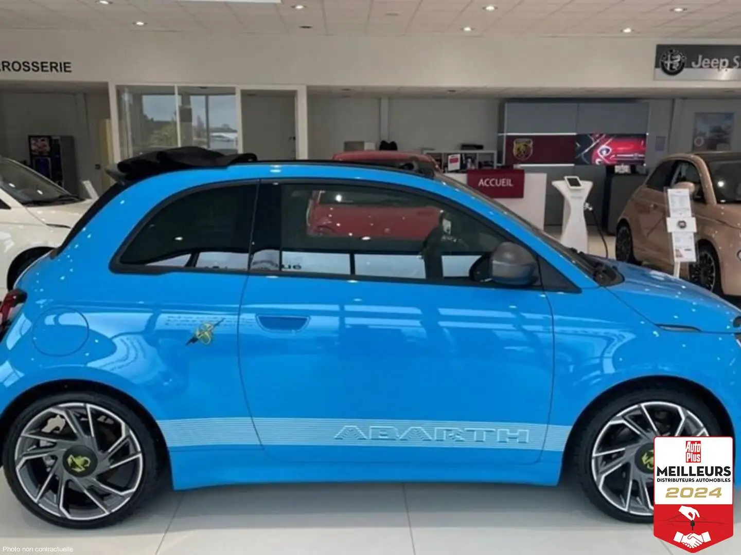 Abarth 500 E 155 ch turismo Blauw - 2