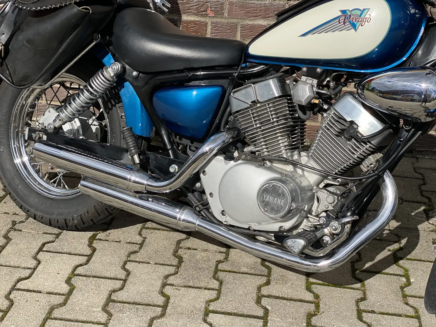 Yamaha XV 125 Virago Blauw - 2