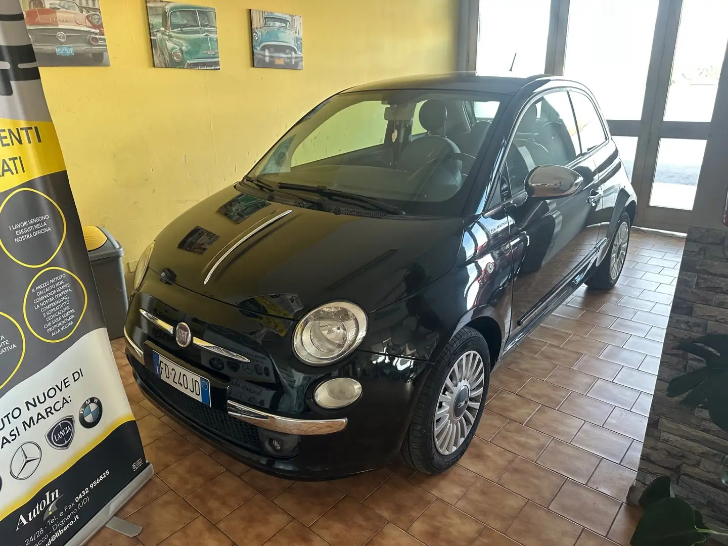 Fiat 500 500 1.2 Lounge Schwarz - 2