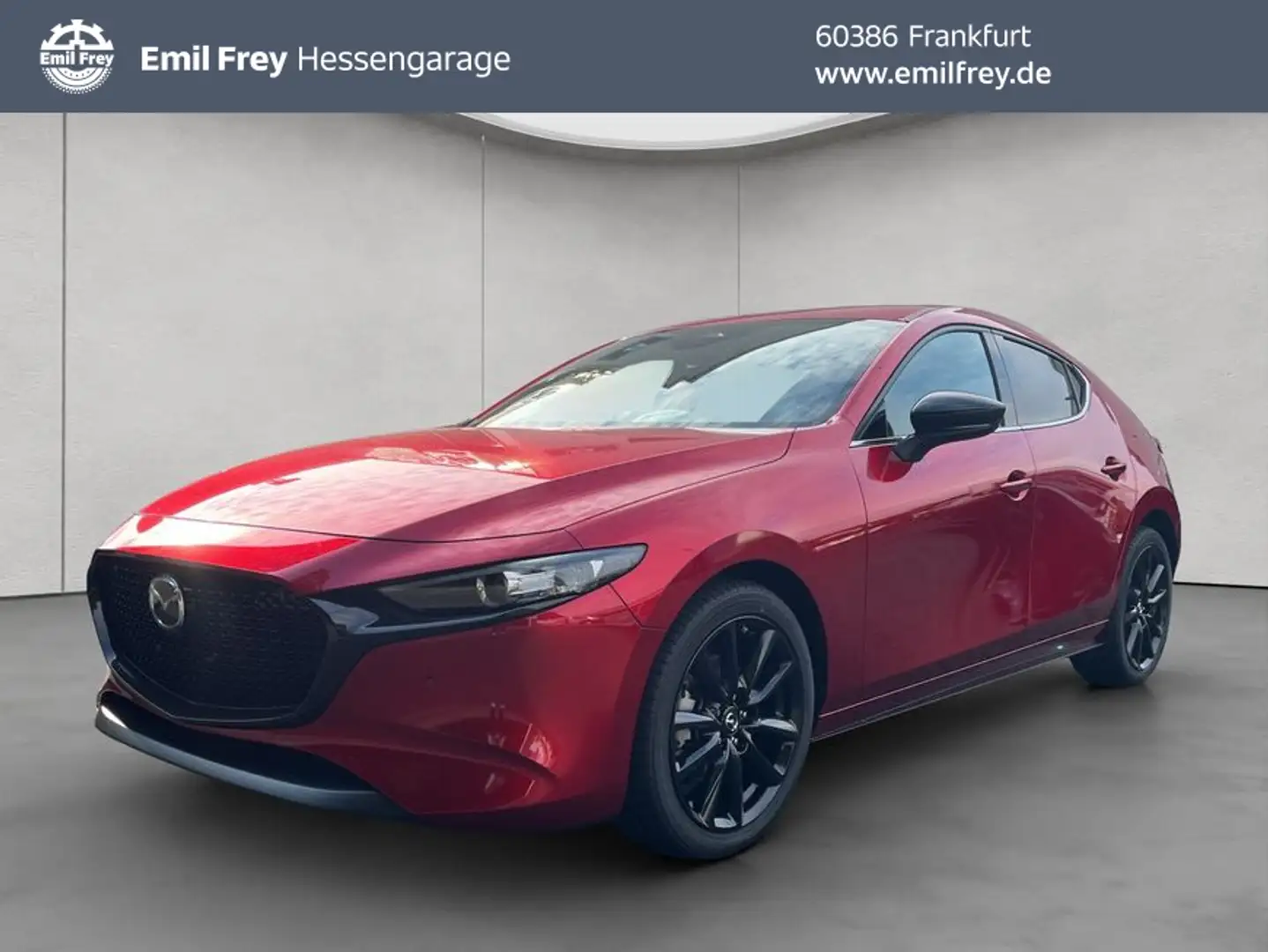 Mazda 3 e-SKYACTIV-G 140 M HYBRID HOMURA 103 kW, 5-türig Rot - 1