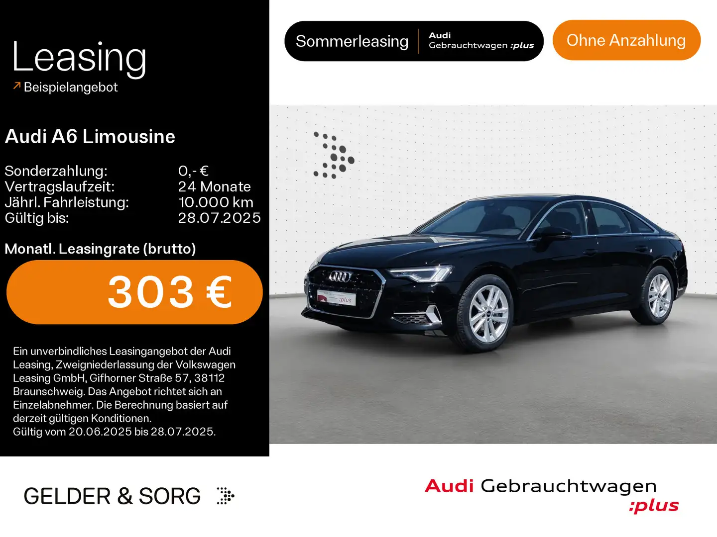 Audi A6 40 TDI RFK*Matrix*Tour*Sound Schwarz - 1