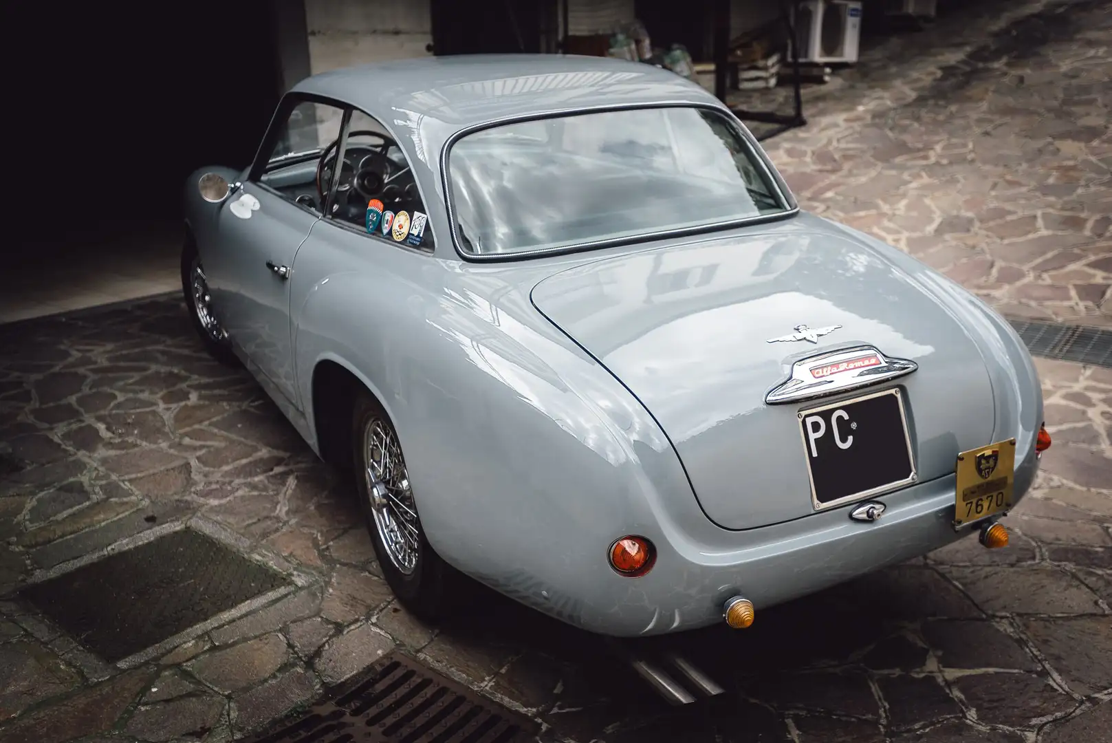 Alfa Romeo Sprint 1900 Super Sprint Touring Superleggera | Targa Oro Gris - 2