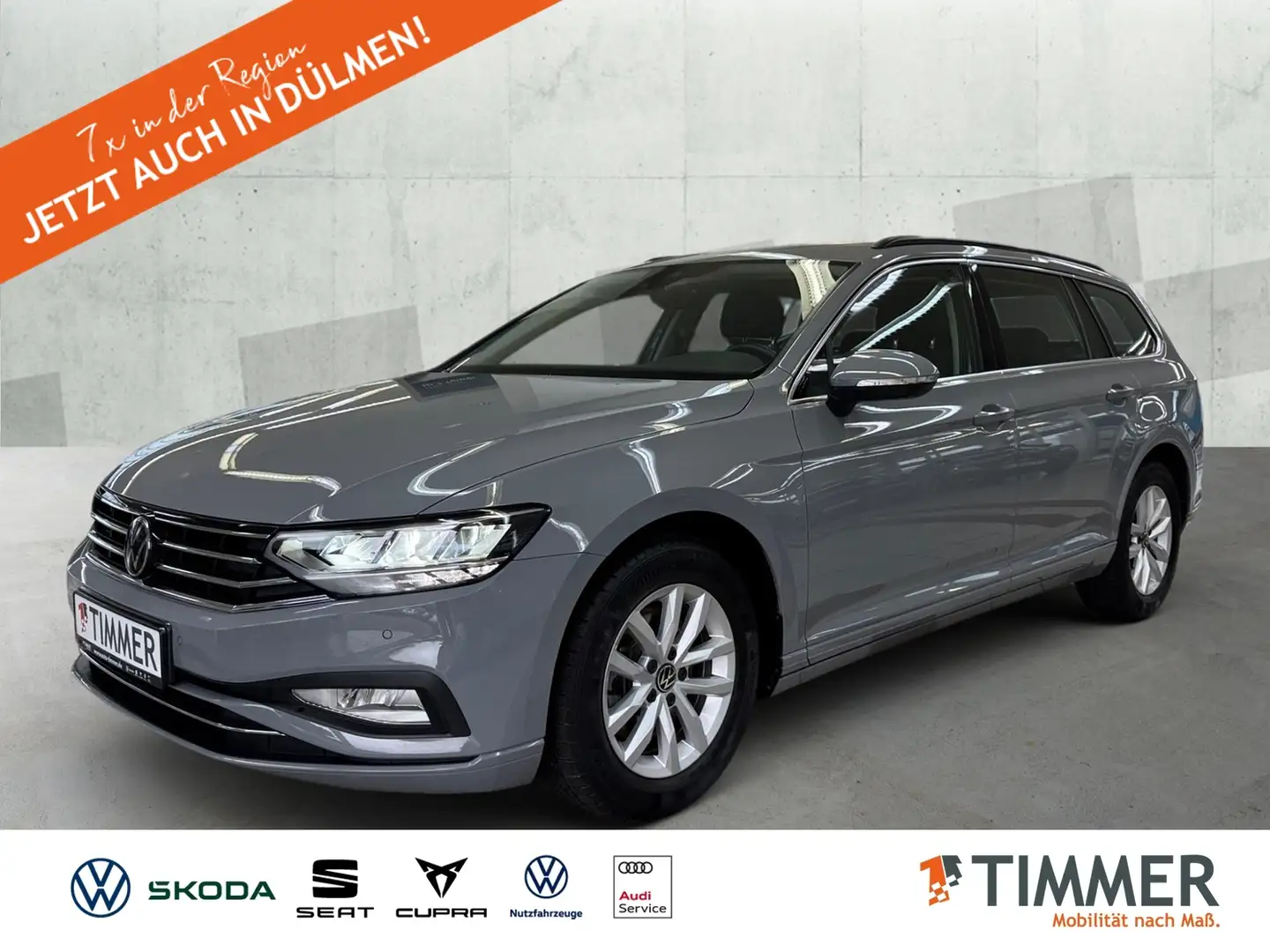 Volkswagen Passat Variant 2.0 TDI DSG BUSINESS +LED +ACC +RKAM +NAVI +SHZ + Grau - 1