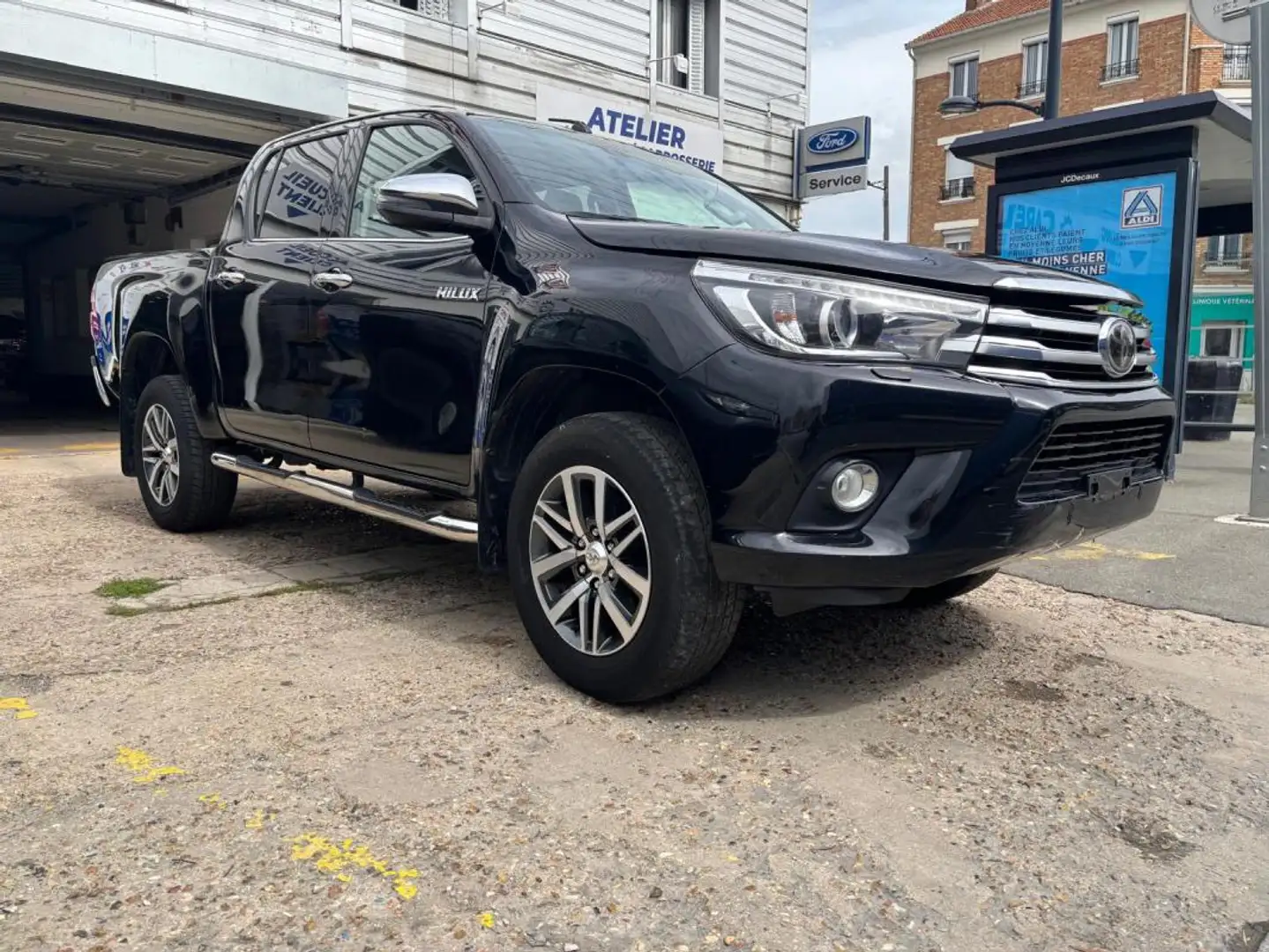 Toyota Hilux IV 4WD 2.4 D-4D 150 DOUBLE CABINE BVA Noir - 2