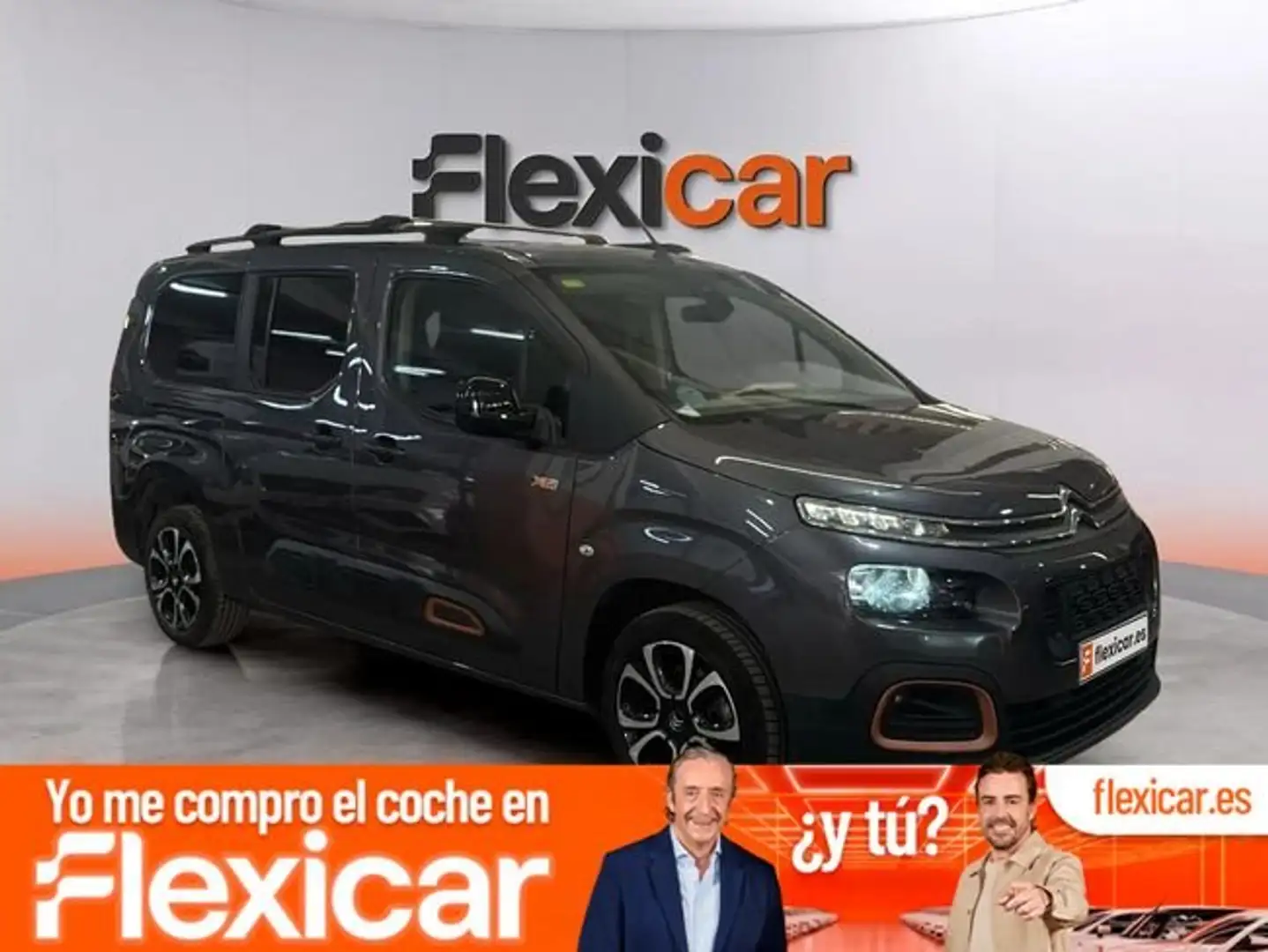 Citroen Berlingo Talla XL BlueHDi 100 SHINE Gris - 1