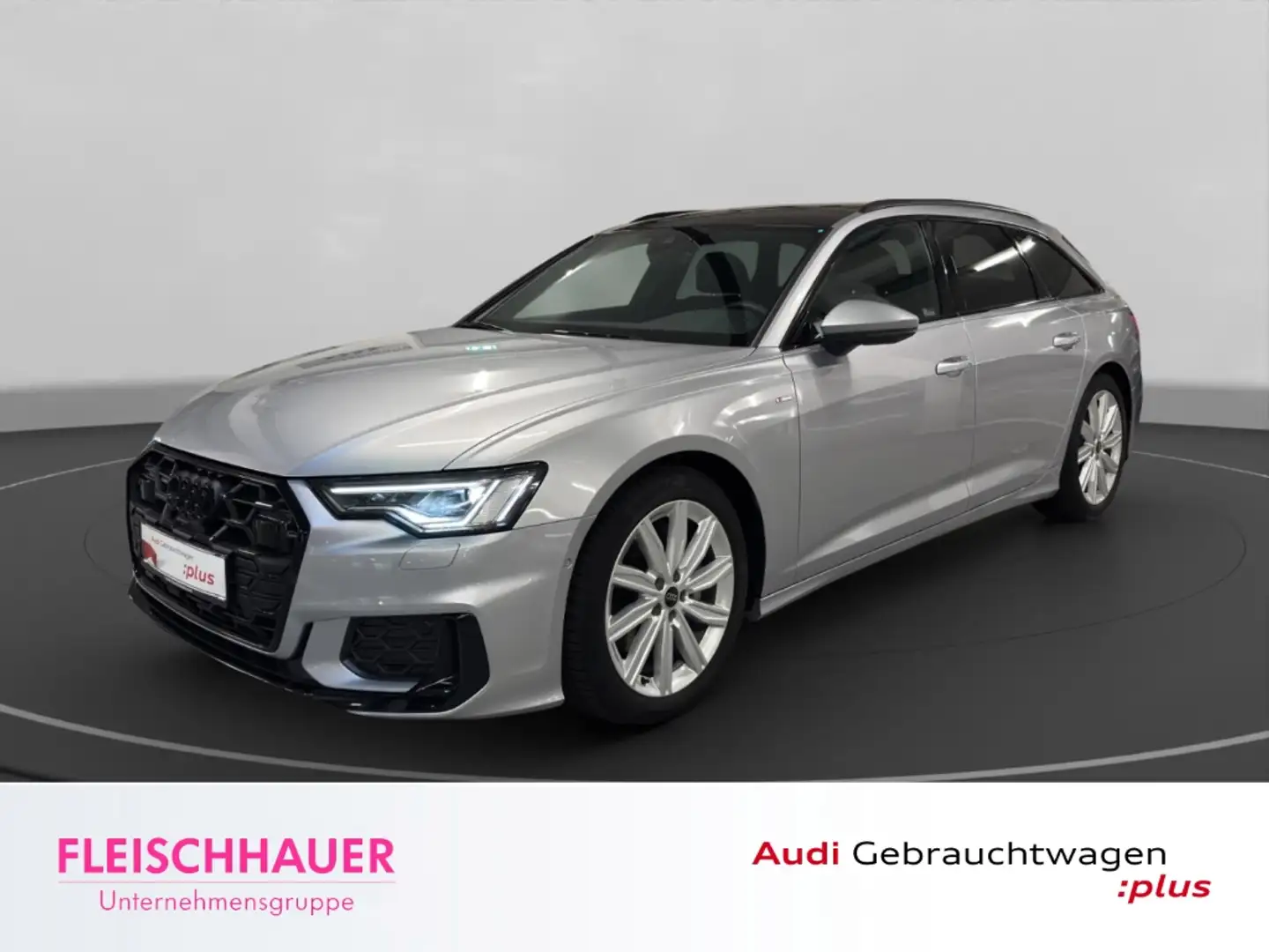 Audi A6 Avant 50 TDI qu. S line Matrix+AHK+Pano+20''+Navi Silber - 1