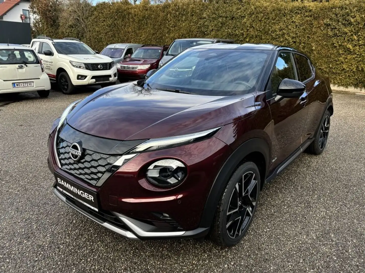 Nissan Juke 1,6 Hybrid N-Design 143PS 4AMT Aut. Paars - 2