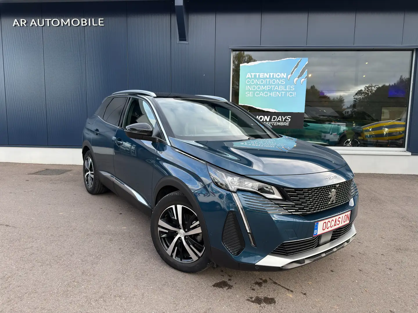 Peugeot 3008 3008 1.2 Turbo essence GT Blauw - 1