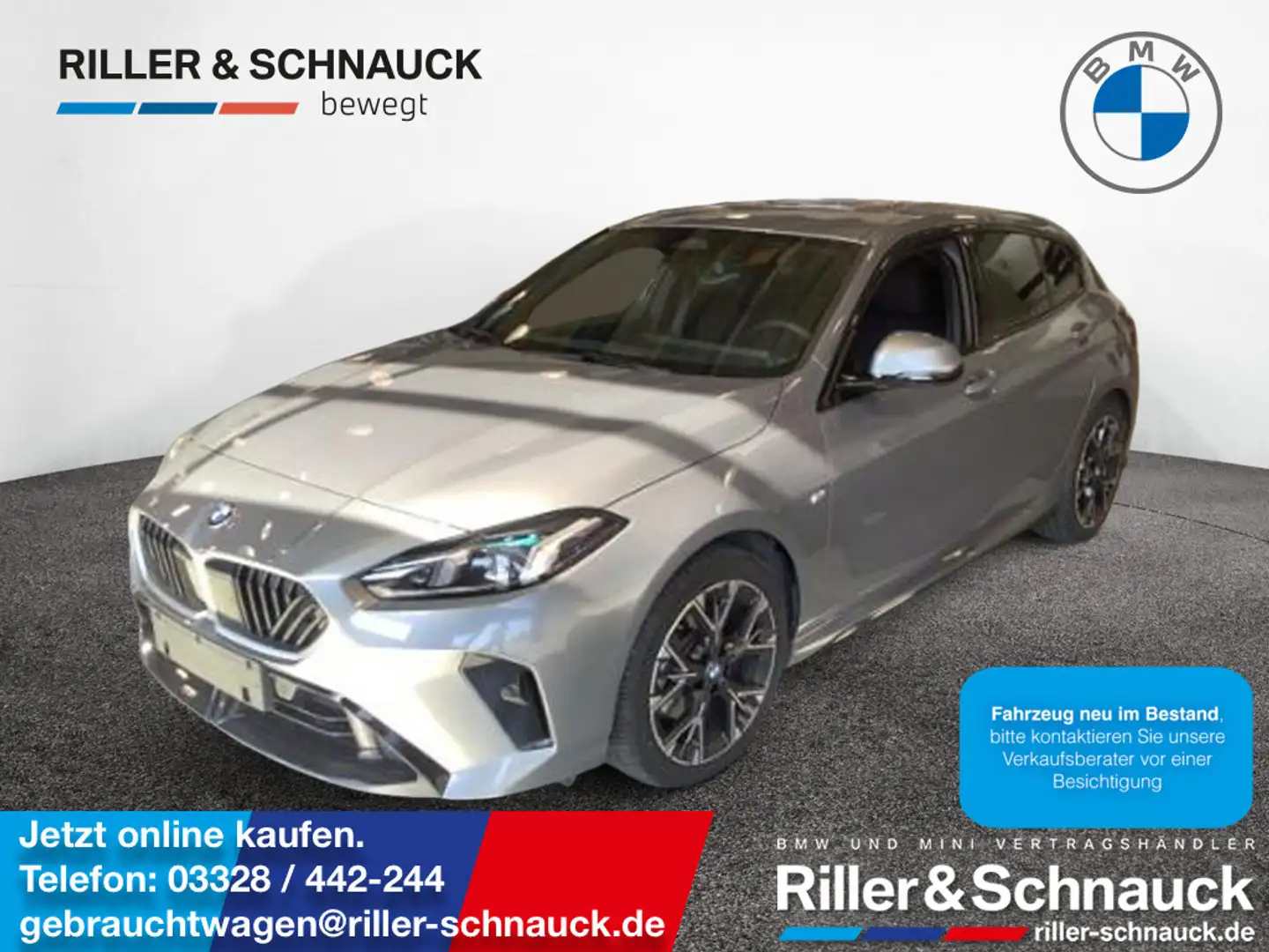 BMW 120 i M Sport AHK+HK+ACC+KAM+LED+SHZG Grau - 1