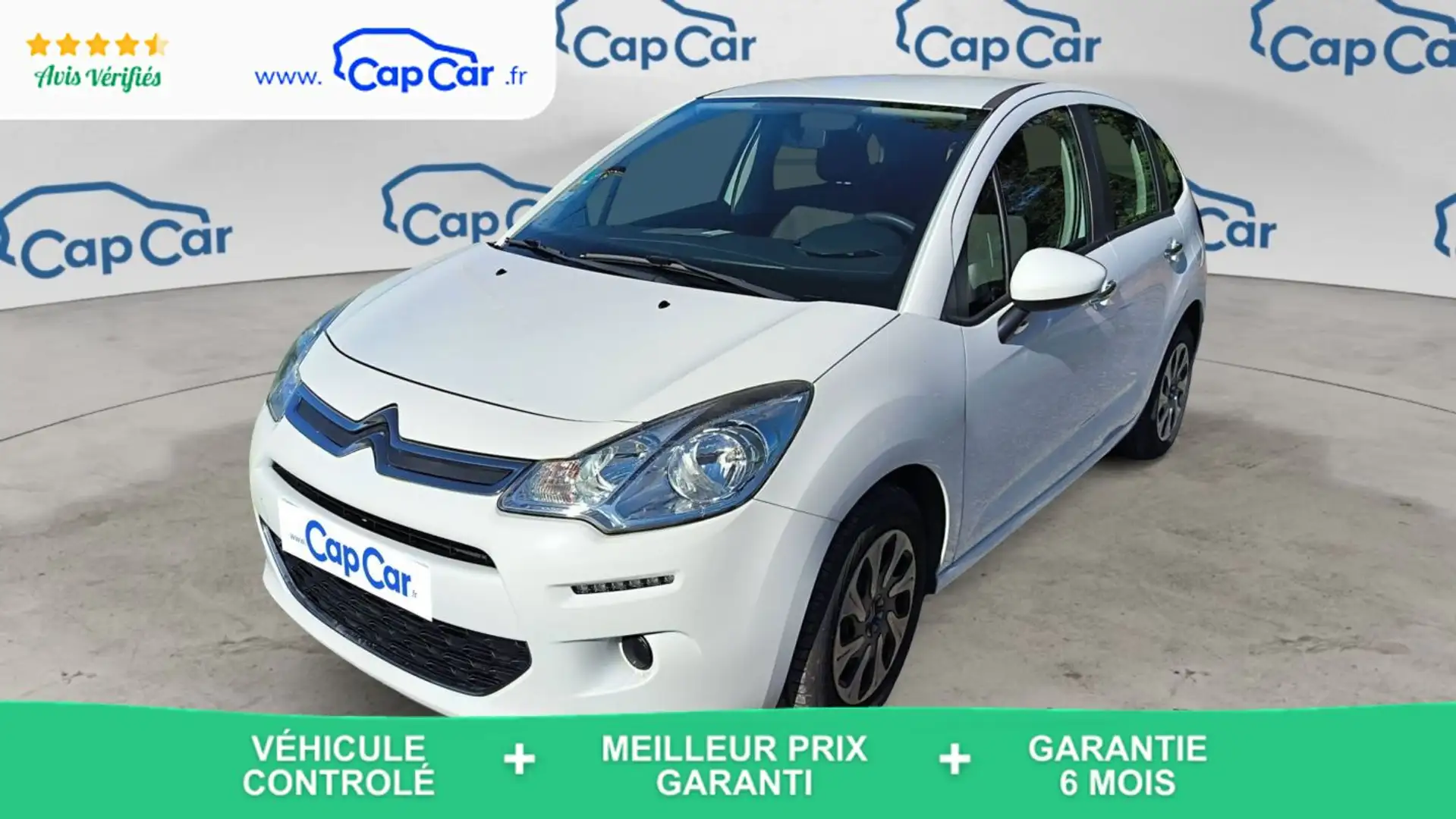 Citroen C3 1.2 PureTech 82 Confort Blanc - 1