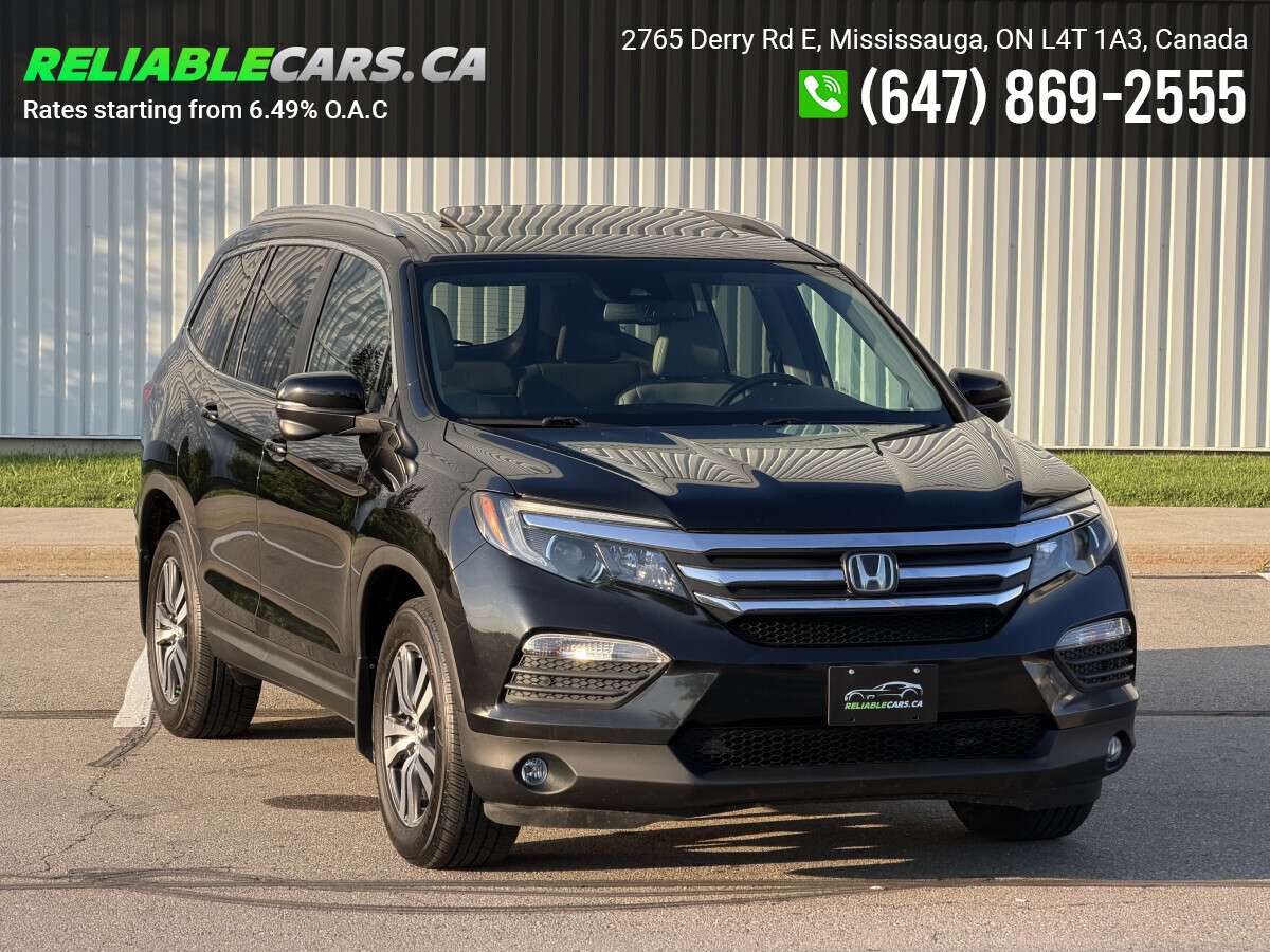 2016 Honda Pilot EX-L w/Navi | 4WD | No-Accident | 8 Passenger | Fu — снимка 1
