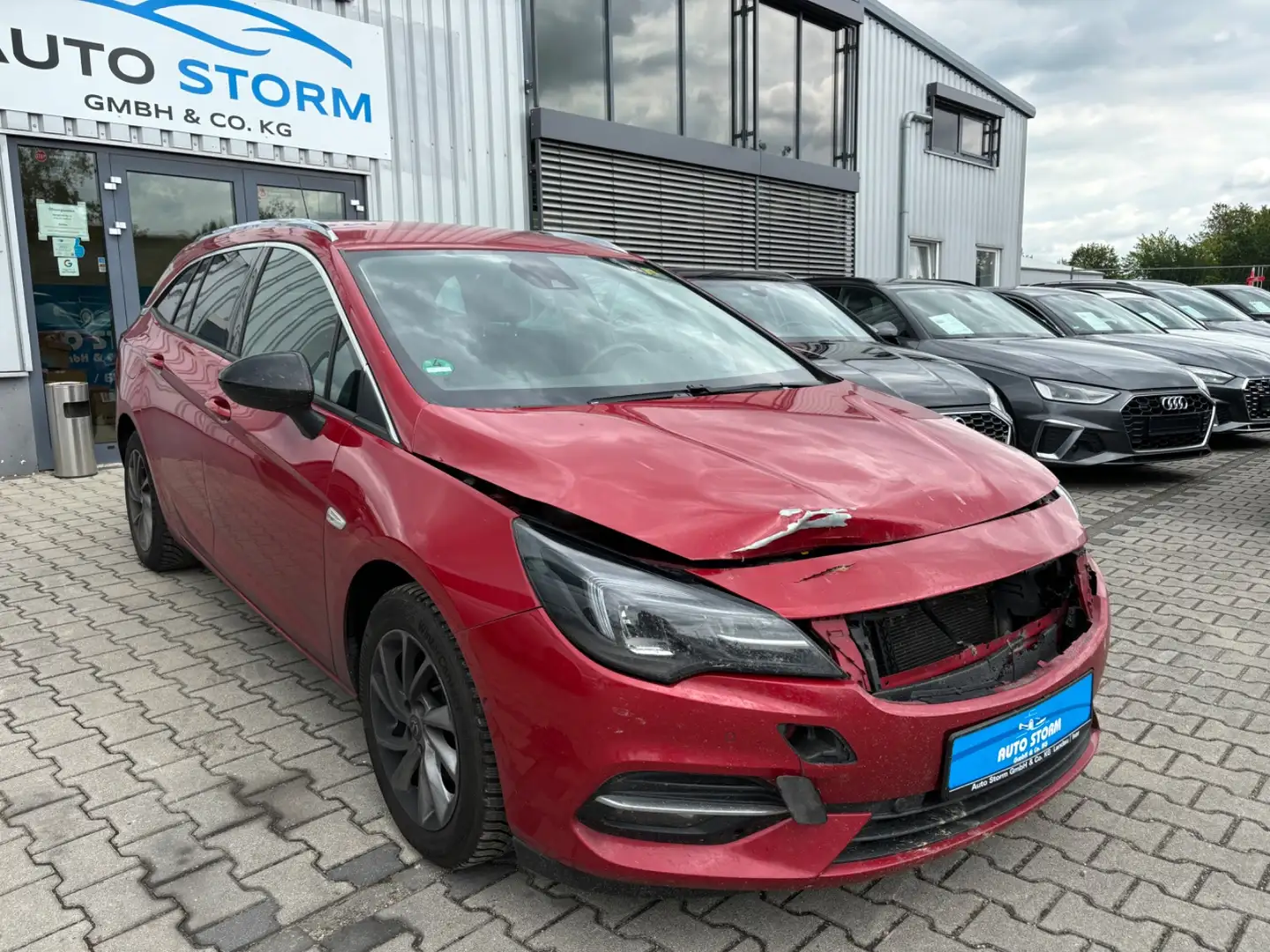 Opel Astra K Sports Tourer 1.2 Turbo Elegance*LED*R-KAM*Navi* Rot - 2