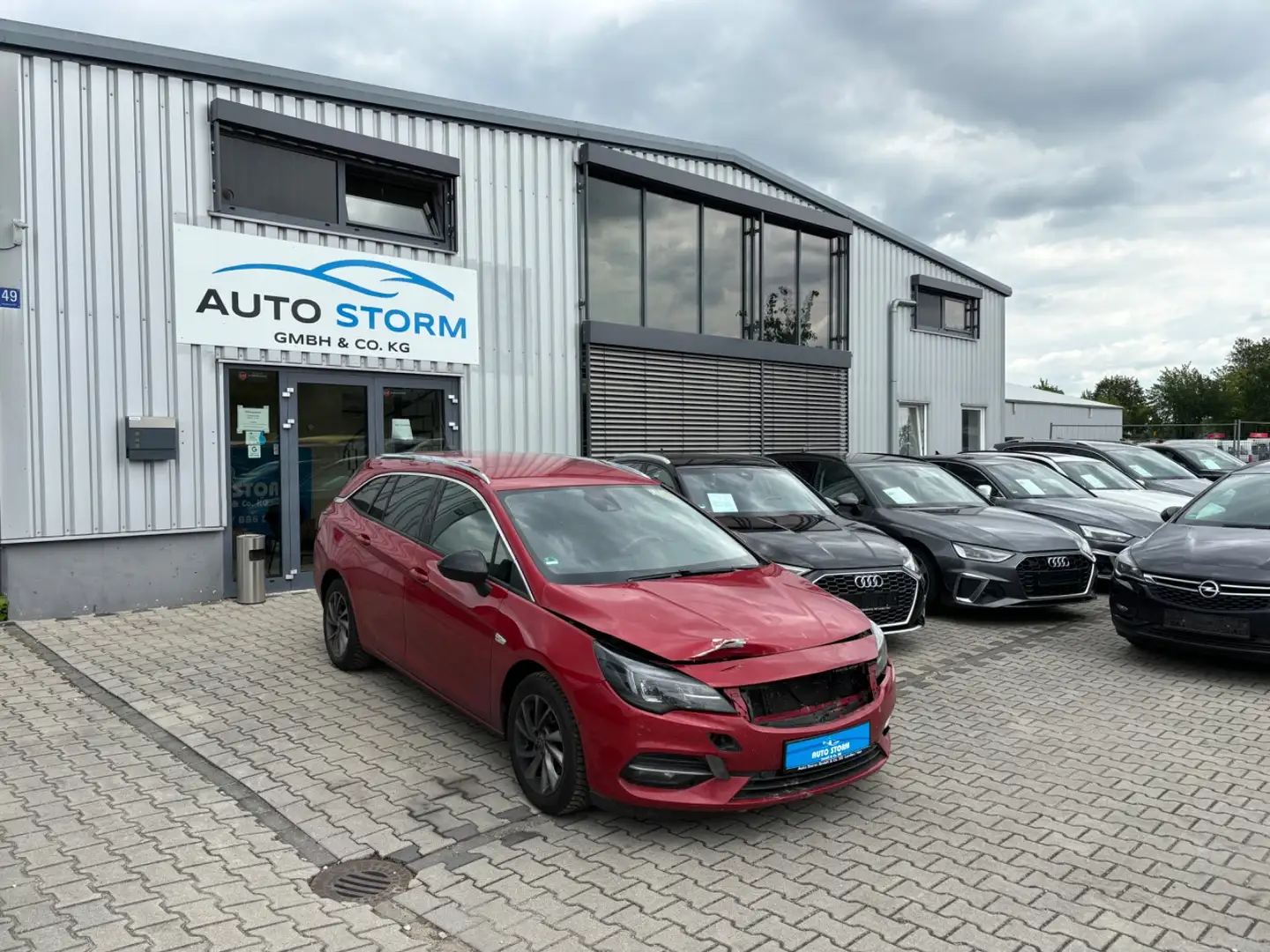 Opel Astra K Sports Tourer 1.2 Turbo Elegance*LED*R-KAM*Navi* Rot - 1