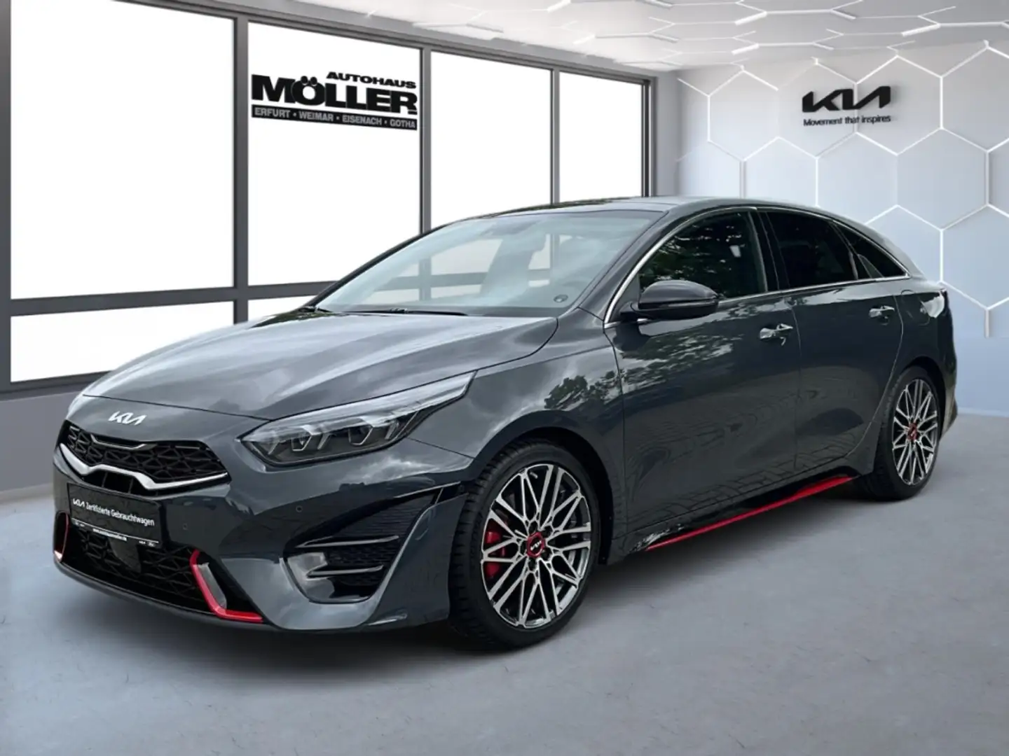 Kia ProCeed / pro_cee'd GT 1.6T DCT7 *AHZV* Glasdach Memory ACC Kamera LED Grau - 2