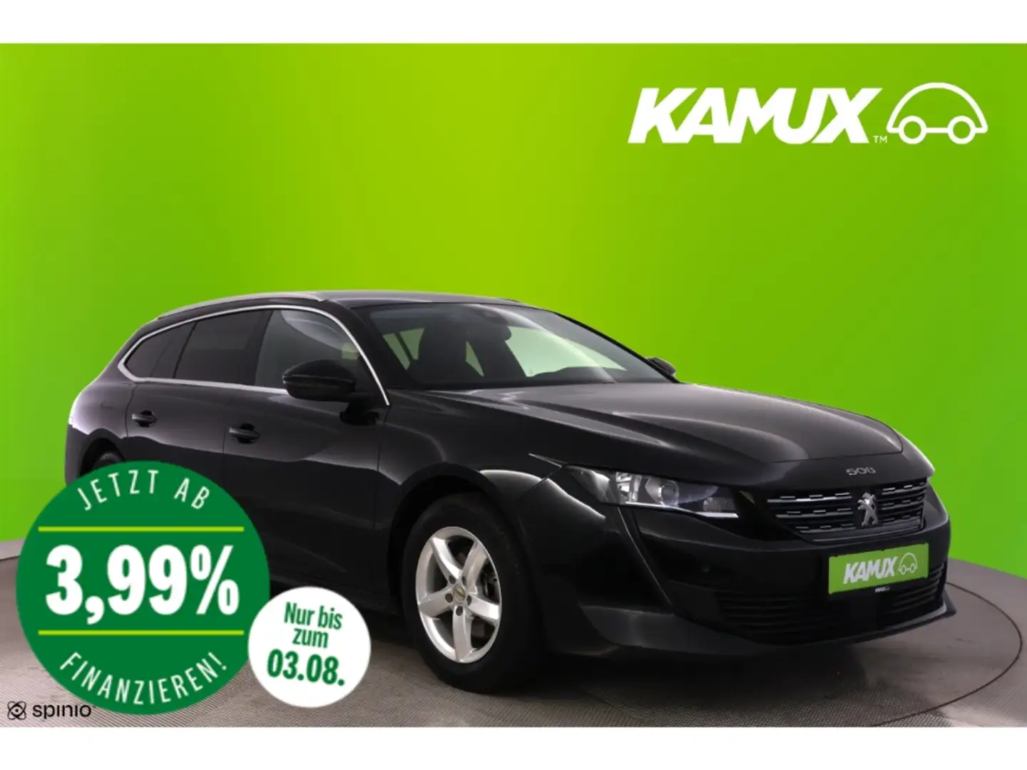 Peugeot 508 1.5BHDi Aut.Allure+LED+NAVI+VIRTUAL+KAMERA Schwarz - 1