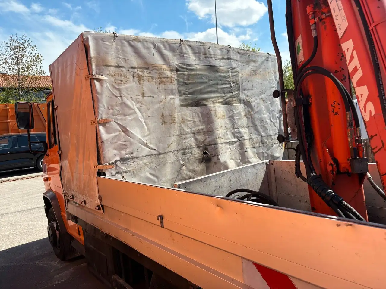 Mercedes-Benz Vario 614 D Pritsche Kran, foto 7