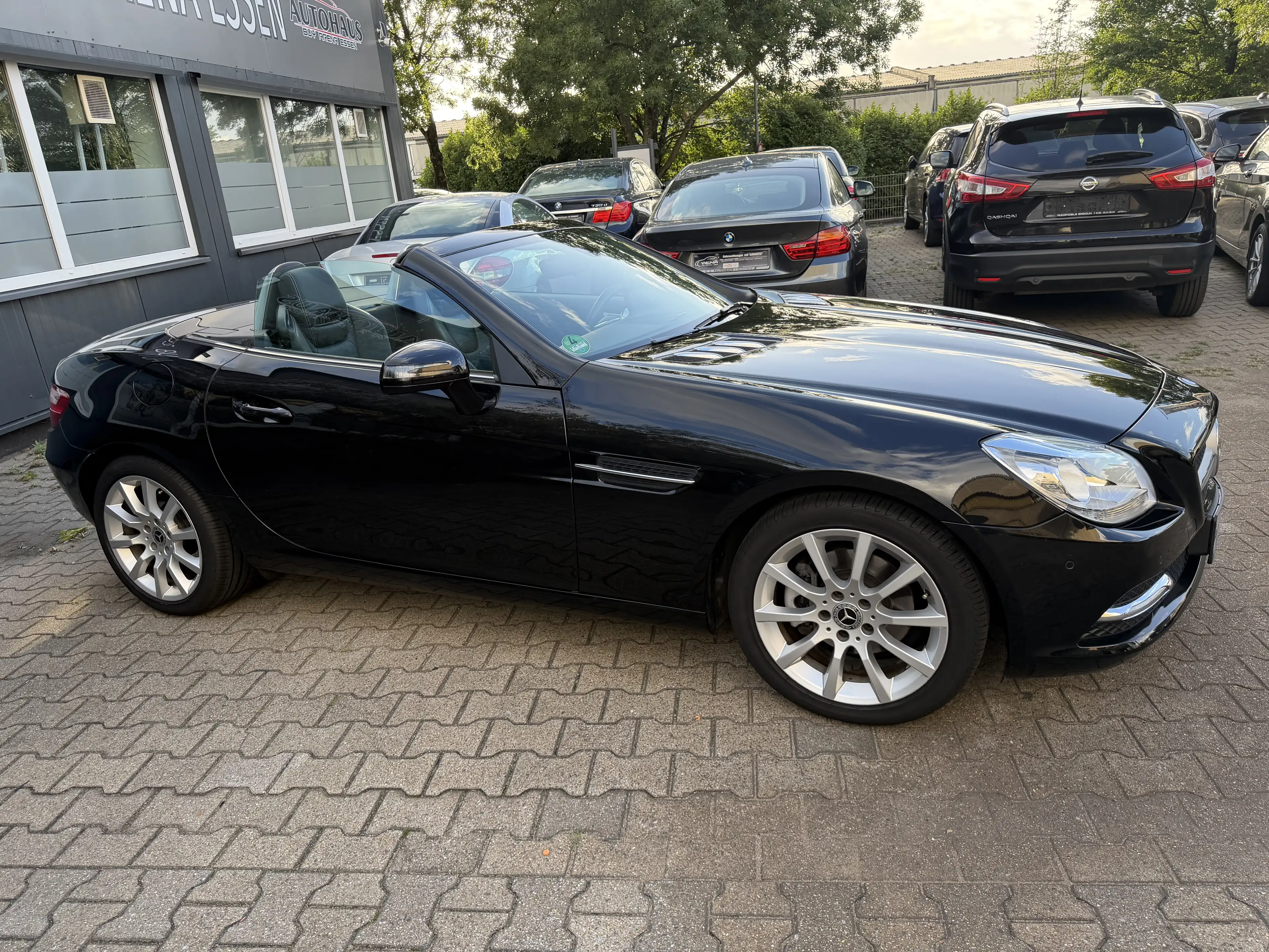 Mercedes-Benz SLK 200 BlueEfficiency 7G-TRONIC 1.Hand Voll S-Heft Top Gepflegt Leder Navi Schwarz — photo 17