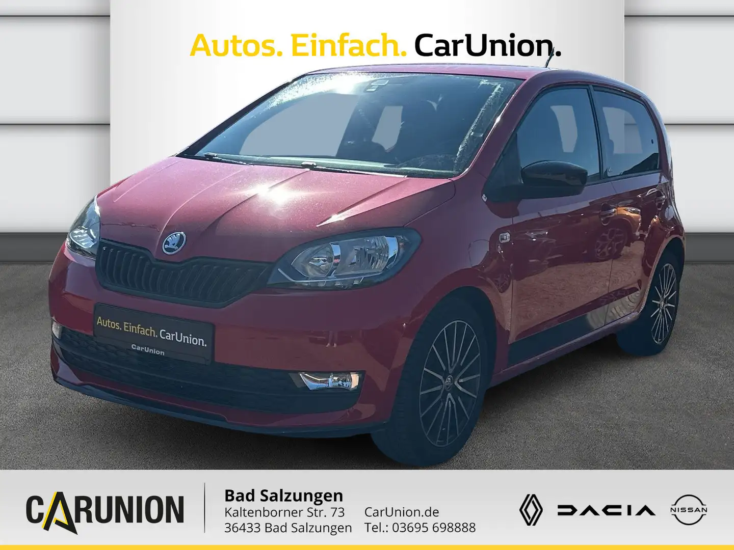 Skoda Citigo 1.0 MPI Rot - 1