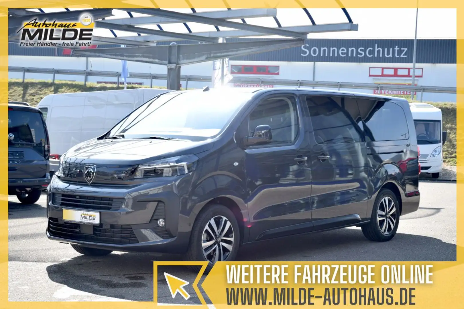 Peugeot Traveller HDi 180 L3 NAVI ACC KAM SHZ LEDER AHK Gris - 1