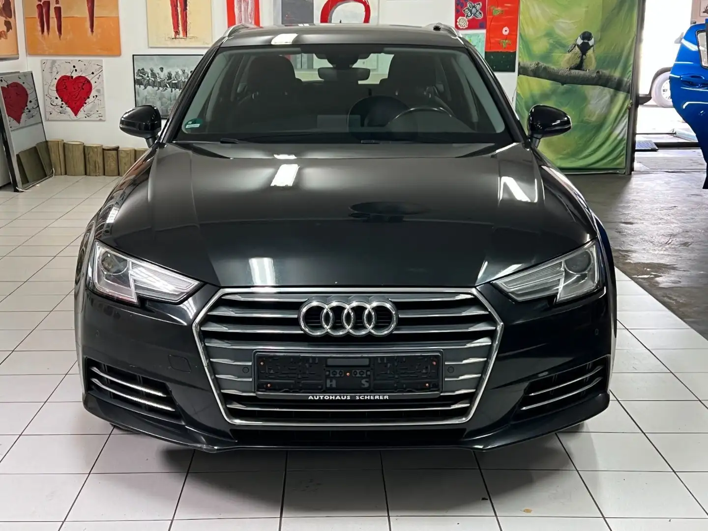 Audi A4 Avant Sport Bi Xen NAVI AHK  Motor 160000 km Schwarz - 2
