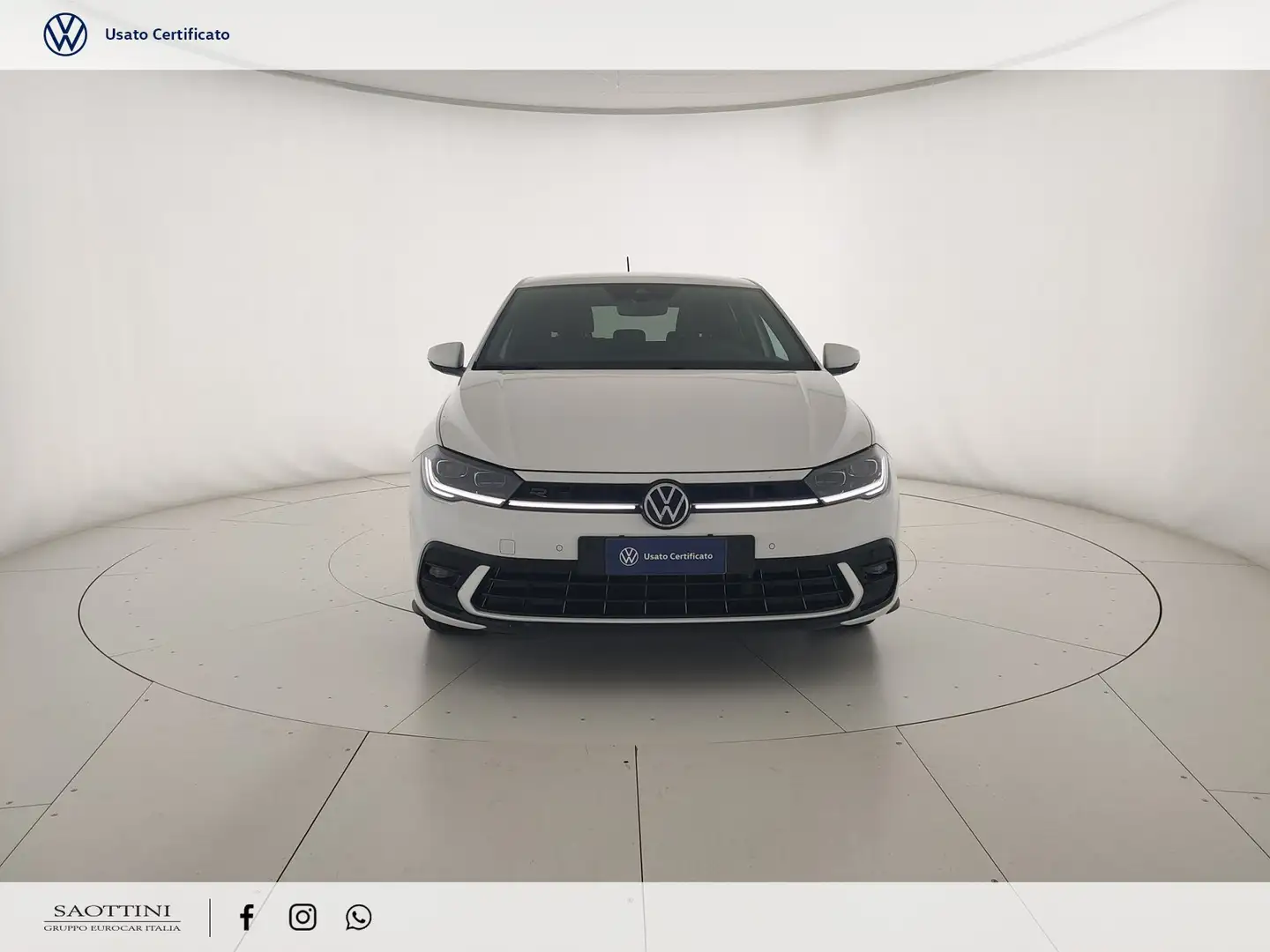 Volkswagen Polo 1.0 TSI R-line 95 CV Wit - 2