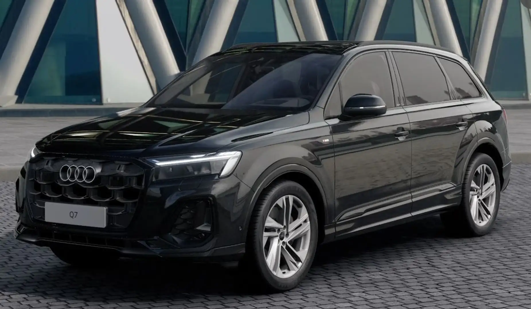 Audi Q7 50TDI qu S LINE BLACK AHK PANO HuD 7-SITZER Schwarz - 2