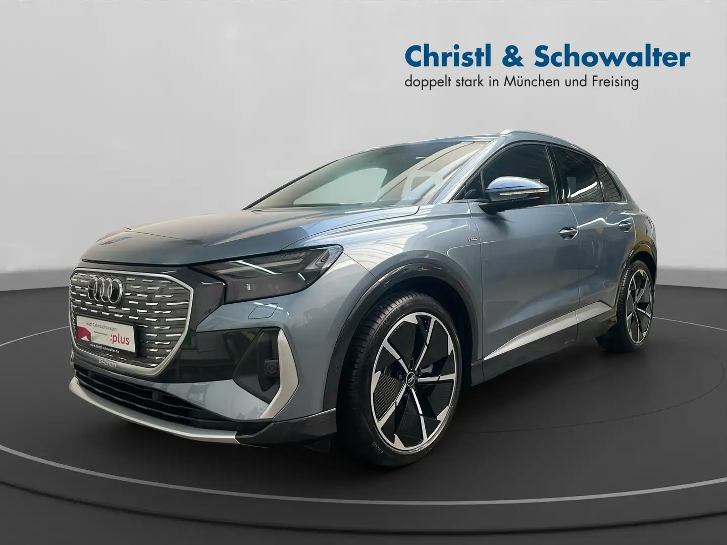 Audi Q4 e-tron Q4 40 e-tron s line 150kW MATRIX NAVI 3ZAC HUD Bleu - 2