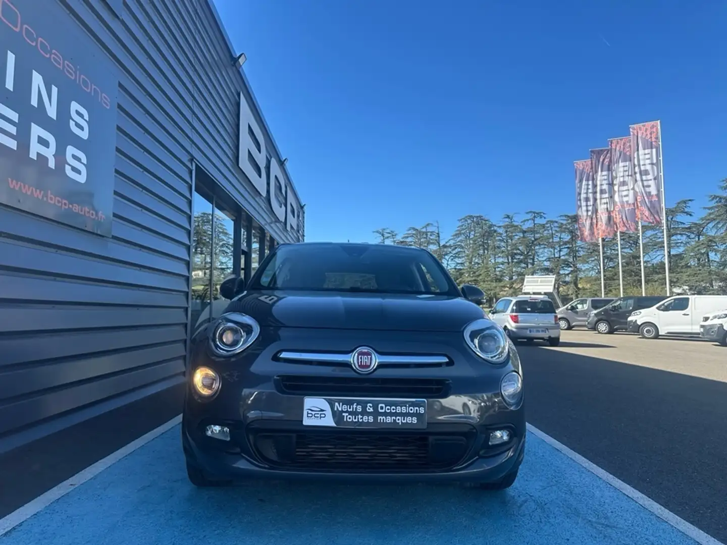 Fiat 500X 1.6 MULTIJET 16V 120CH LOUNGE Gris - 2