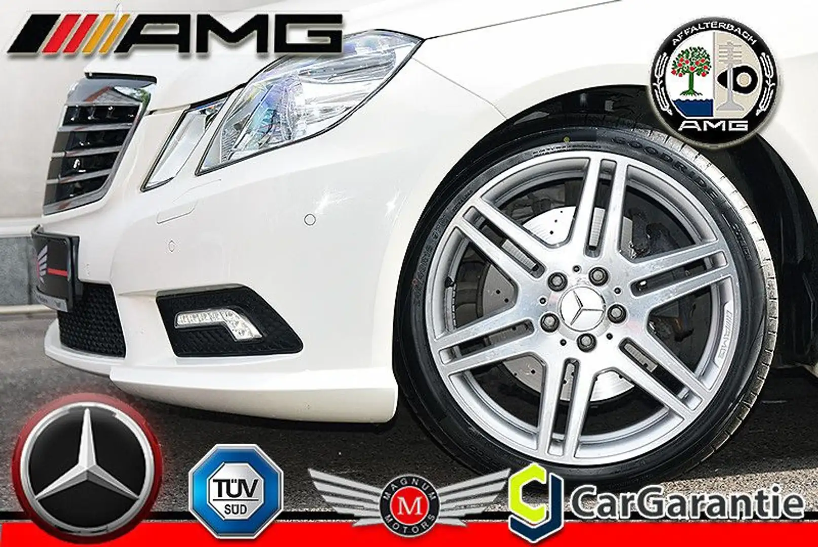 Mercedes-Benz E 350 CGI V6 AMG*1.Hand*Aut.*Comand*Leder*Panor. Weiß - 1