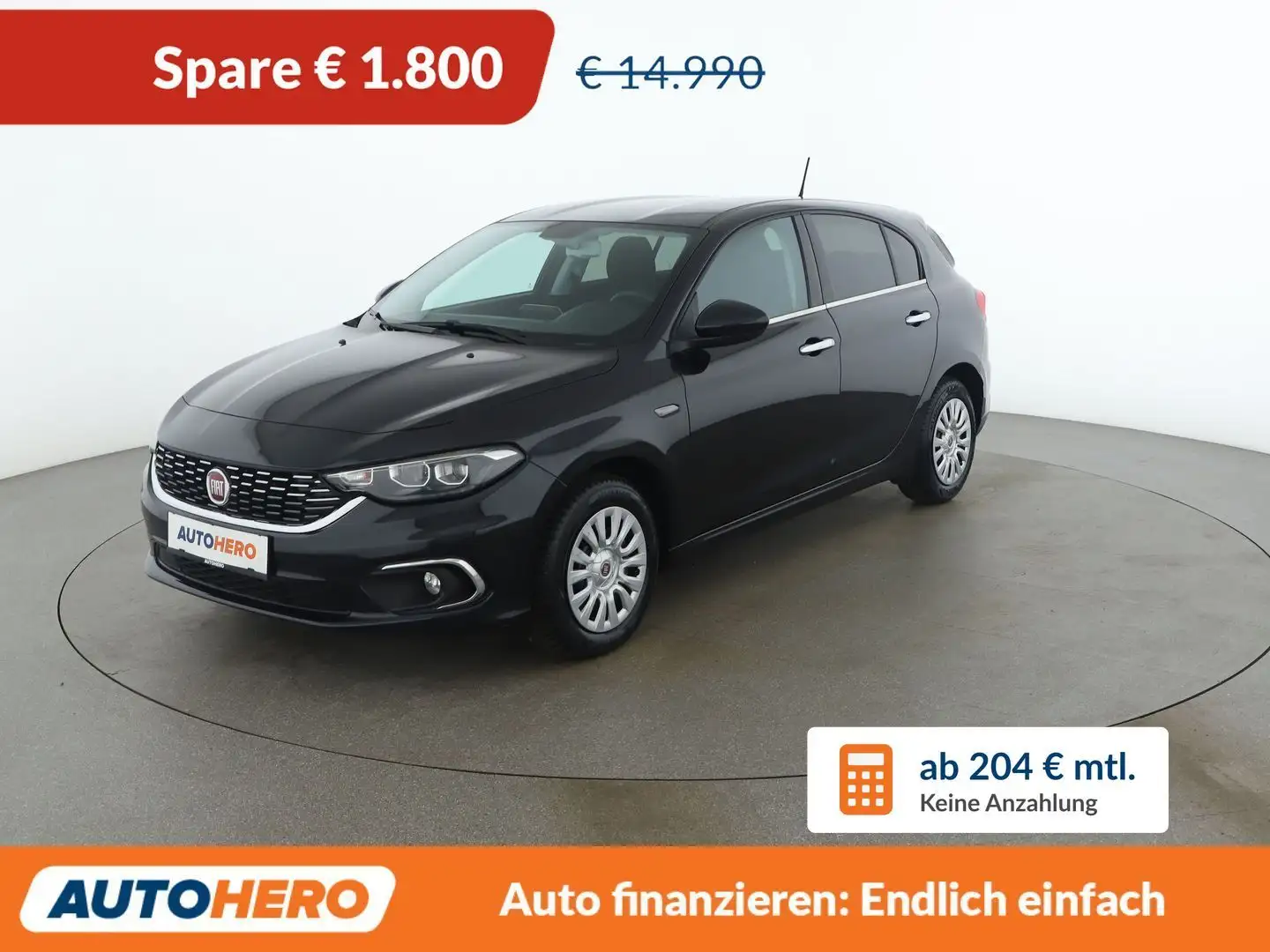 Fiat Tipo 1.6 JTDM Lounge Schwarz - 1