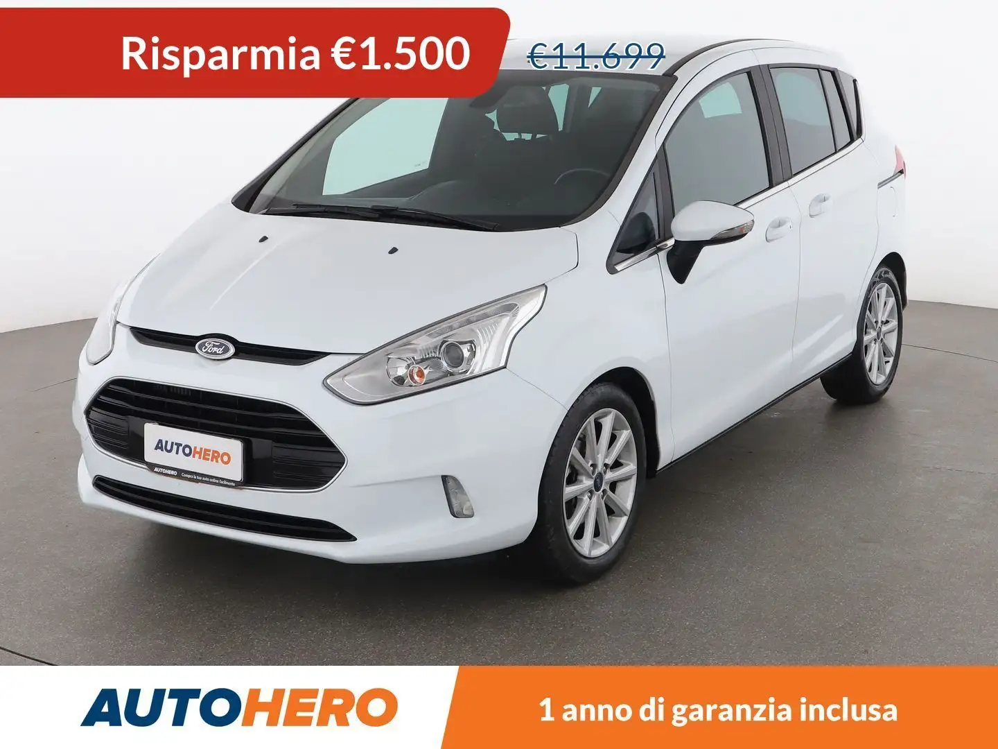 Ford B-Max 1.5 TDCi Titanium 95 CV Blanc - 1