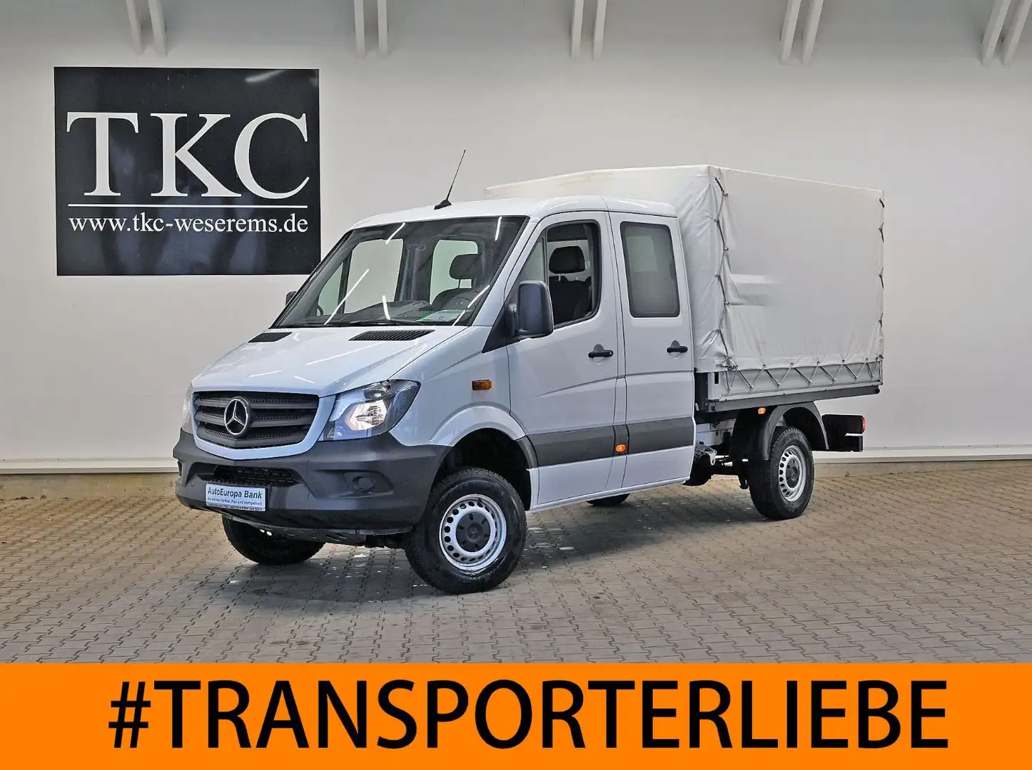 Mercedes-Benz Sprinter 316 CDI Doka 4x4 Allrad Pritsche #T260 bijela - 1