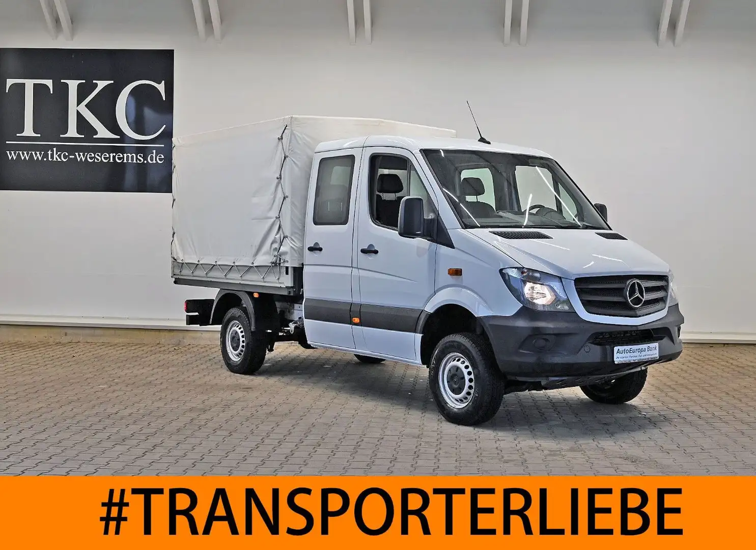 Mercedes-Benz Sprinter 316 CDI Doka 4x4 Allrad Pritsche #T260 bijela - 2