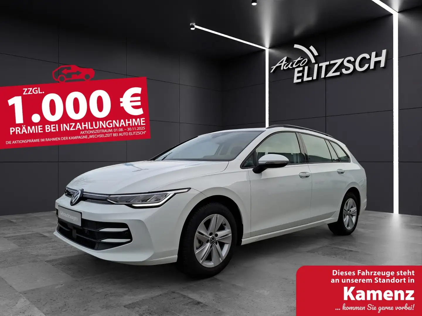 Volkswagen Golf VIII Variant TSI Life LED AID ACC PDC SH LM Weiß - 1