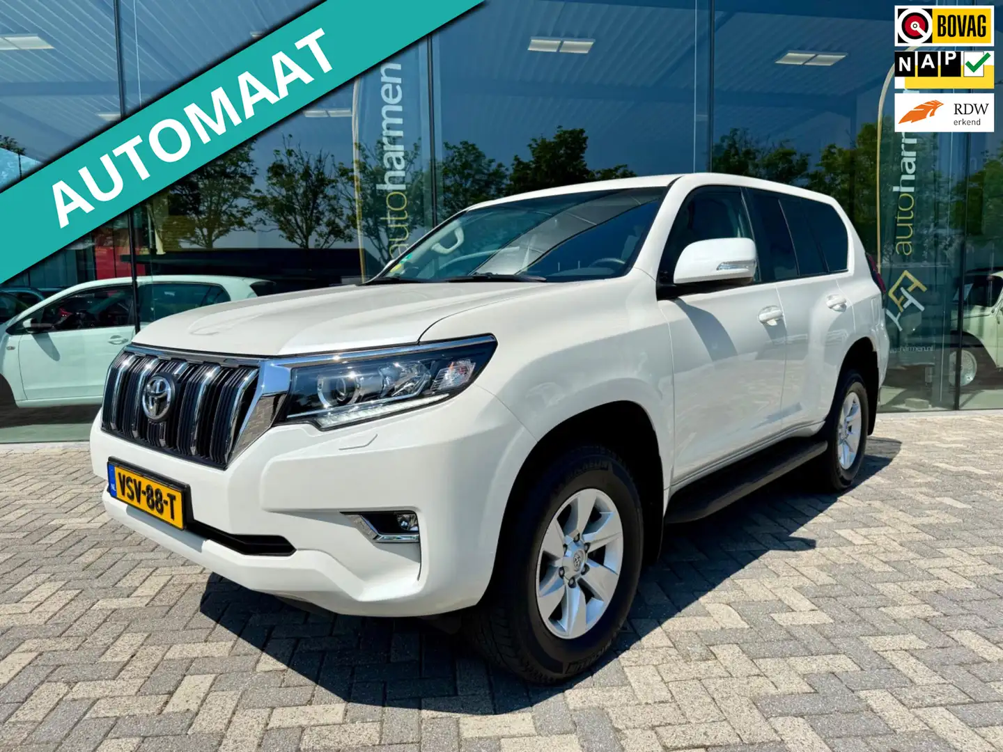 Toyota Land Cruiser 2.8 D-4D-F Automaat, NAP, 3500 kg, LED, CarPlay, T Wit - 1