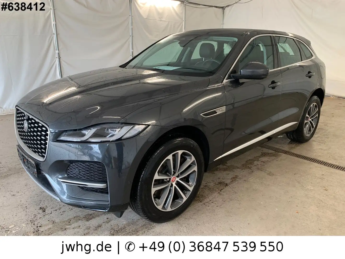 Jaguar F-Pace F-PACE AWD Hybrid LED Navi Vollleder 19" 360Grad Grau - 1