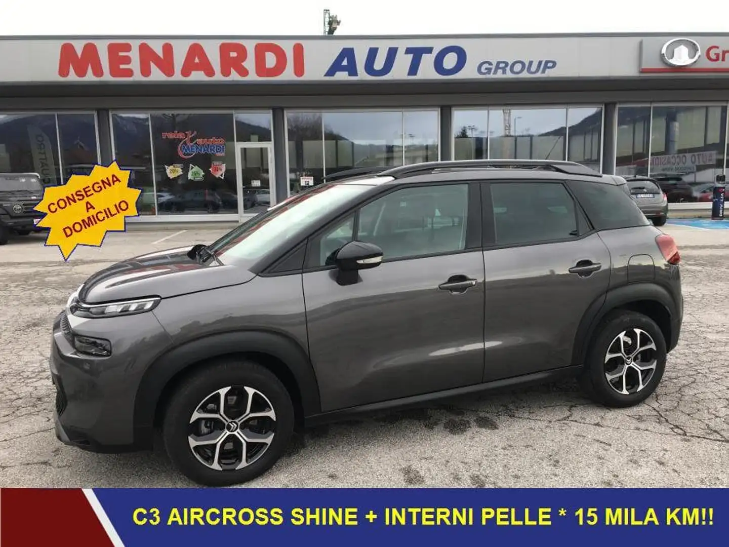 Citroen C3 Aircross PureTech 110 Shine NAVI+INTERNI PELLE+RETROCAMERA Grau - 1