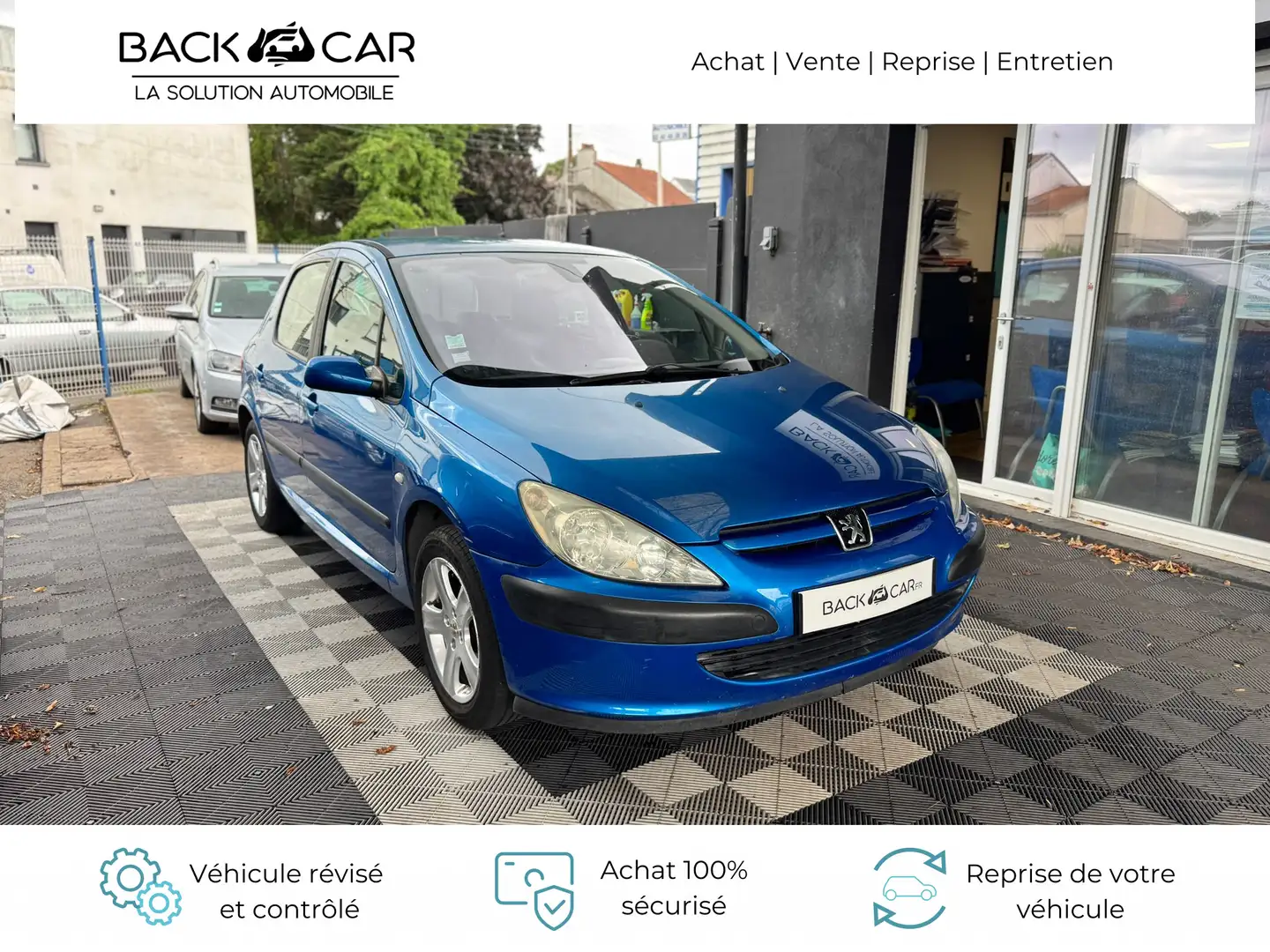 Peugeot 307 1.6i 16V XR Presence Bleu - 1